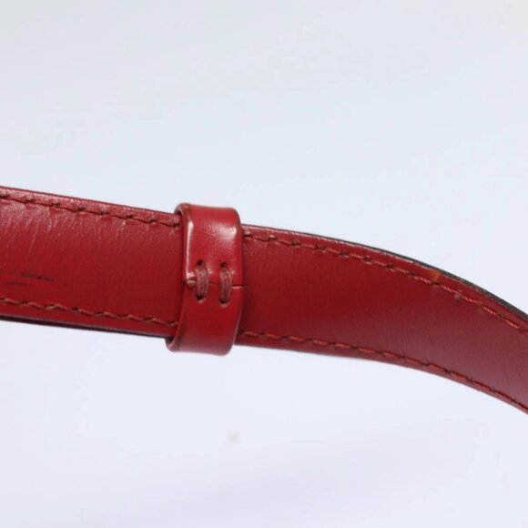 LOUIS VUITTON Epi Cluny Shoulder Bag Red M52257 LV Auth 81583 - Picture 9 of 16